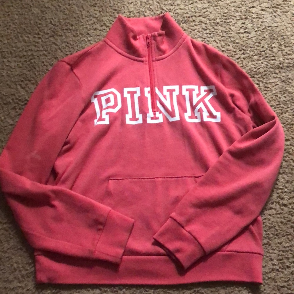 Quarter zipper up hoodie